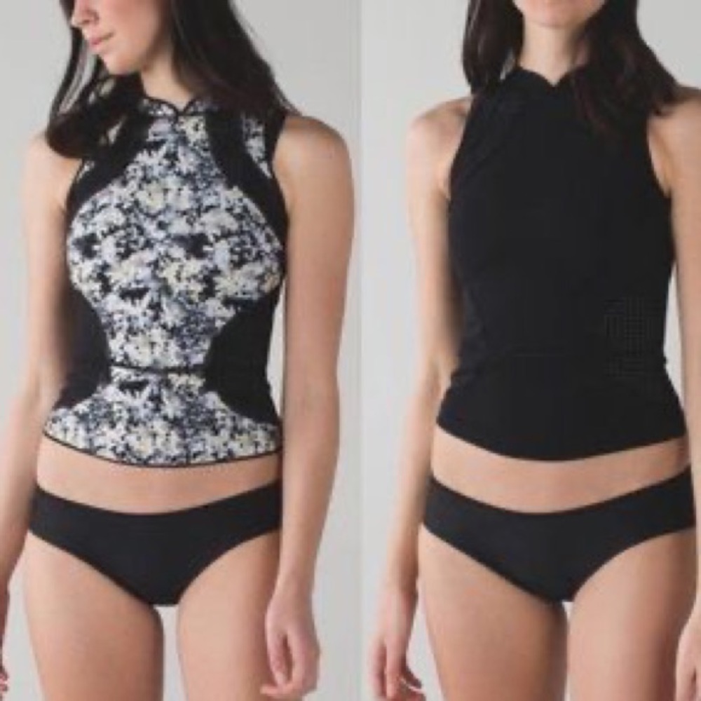 **SOLD** Lululemon | RARE Salty Swim Sleeveless Rashie